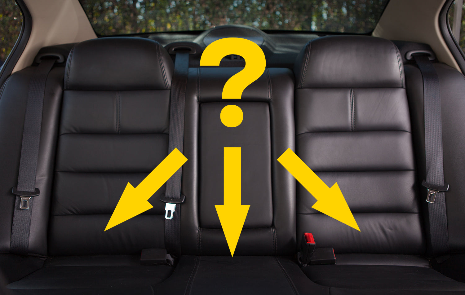 Which is the safest position for a car seat?