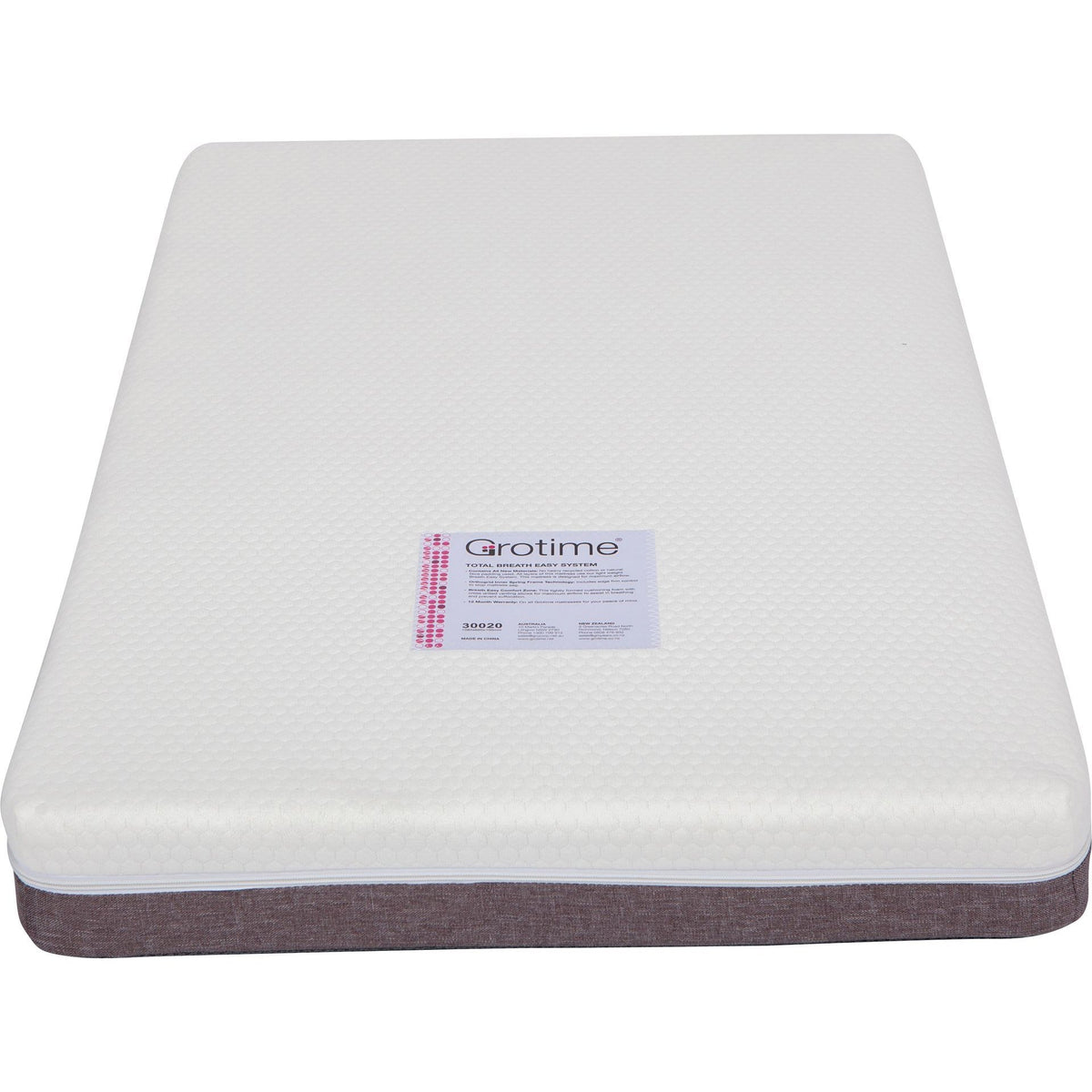 Grotime Wbsite Grotime M660S100 - Cot Mattress (Breathe Easy Mattress) | Infa Group NZ